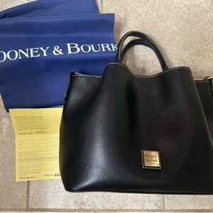 Dooney & Bourke Saffiano Barlow-new with tags, registration card, and dust bag